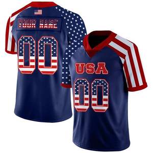 Equipo nacional de alta calidad tailandesa, ropa personalizada, sublimación, camiseta azul marino, venta al por mayor, ropa deportiva de entrenamiento de fútbol, uniforme de fútbol - Product Image 5