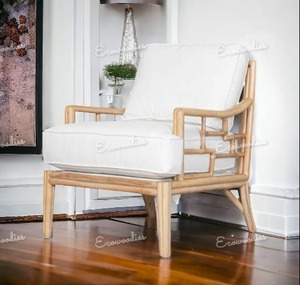 Sofá relajante de nuevo diseño, sillón de una plaza, muebles de exterior de bambú Natural hechos a mano, silla de jardín para sala de estar y balcón - Product Image 6