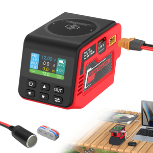 Régulateur <span class=keywords><strong>de</strong></span> <span class=keywords><strong>tension</strong></span> portable compatible avec la batterie Milwaukee 18V, réglable <span class=keywords><strong>de</strong></span> 2V à 30V, pour outils d'extérieur - Product Image 1