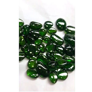 ไดโอไซด์โครเมียมธรรมชาติ 46 ชิ้น ขนาด 7 มม. ถึง 15 มม. รูปทรงวงรี คาโบชอง น้ำหนักรวม 148 กะรัต ขายส่ง Iroc คุณภาพสูง พลอยหลวม ราคา US$148 ต่อชุด - Product Image 2