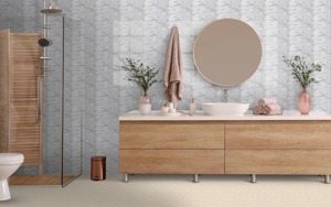 Carreaux muraux en céramique numérique effet brique 250x400mm, carreaux imprimés par jet d'encre brillants pour cuisine et salle de bain - Product Image 6