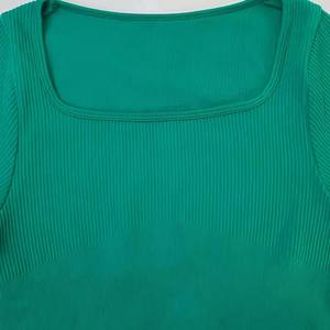 Women High Quality Active Wear Breathable Soft One Piece Suit Stretchy Gym Wear Yoga <b>Jumpsuit</b> With Custom Logos - Product Image 5