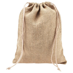 Pure Natural Jute <b>Bags</b> With large Rope Knot Prime Quality Deluxe Daily Usable Shopping Sacks Lightweight Set Of 9 Unique <b>Bags</b> - Product Image 2