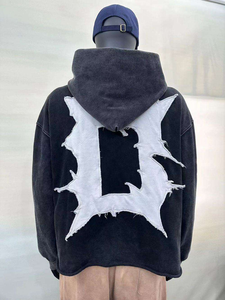 Funky Loose Fit Hoodie para hombres Soft Cotton Fleece con diseño retro colorido - Product Image 6