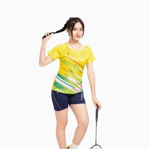Meilleure vente unisexe tissu de haute qualité séchage rapide maillot de badminton sportif personnalisé Fitness chemise de sport pour adultes FLICK JP Design - Product Image 4