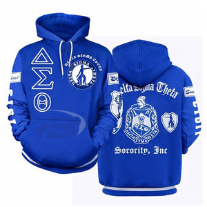Delta Sigma Theta Sorority Winter <b>Hoodie</b> Premium Royal <b>Blue</b> Greek Letter Trending <b>Women</b>/Unisex DST Custom Print Streetwear - Product Image 1