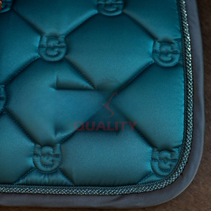 Tapis de selle équestre anglais de luxe maille respirante doublure douce tissu matelassé durable soutien confortable tapis de selle conçu - Product Image 6