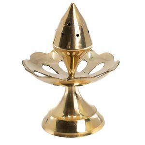 Soporte de barra de incienso de latón decorativo para mesa, quemador de incienso de mesa de lujo, incensario y olfato de buena calidad para iglesia y templos - Product Image 1