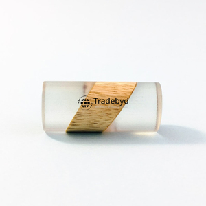 Tiradores de cajón minimalistas de resina decorativa, tiradores de armario, respetuosos con el medio ambiente, hechos a mano para cocina, baño, armario-Tradebyd - Product Image 4