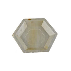 Écologique Élégant Biodégradable Compostable Feuille de Palmier Hexagone Assiettes de Pique-Nique Jetables Plats d'Extérieur Durables Assiettes - Product Image 3