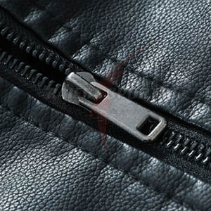 Chaqueta de Cuero para Hombre de Invierno con Cuello Alto, Ecológica, de Secado Rápido, Impermeable, Resistente al Viento, de Alta Calidad, Hecha en Pakistán - Product Image 5