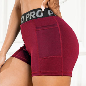 Pantalones cortos de yoga personalizados para fitness-Ropa de gimnasio sin costuras de alta calidad-Pantalones cortos de entrenamiento con cintura elástica - Product Image 2