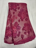 Tissu en Georgette Premium à Impression Numérique Effet Métallique – Matière Élégante à Motifs Scintillants pour Sarees, Robes, Kurtis, etc.