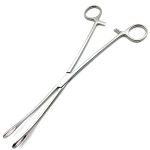 Premium Quality 25 cm Foerster <strong>Forceps</strong> Manual Stainless Steel Surgical Instruments Customized Logo <strong>Curved</strong> Smooth Jaws for Sponge - Product Image 5