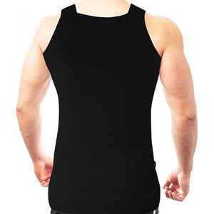 Camiseta sin mangas de algodón 100% informal del fabricante de Pakistán, diseño de punto transpirable cómodo, Color personalizado, talla grande, precio Unisex - Product Image 5