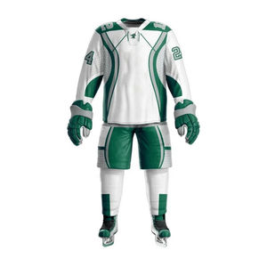 Maillots d'uniformes de hockey sur glace personnalisés vêtements en polyester respirants et durables pour hommes et femmes impression par sublimation de haute qualité - Product Image 4