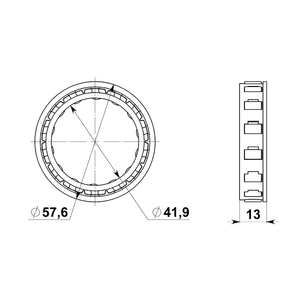 สปริงเบรก SGTO03 สำหรับ Borg Warner Mitsubishi / Hyundai Subaru Toyota / Lexus ZF อะไหล่อุตสาหกรรมต่างๆ KM-175; KM-175-5, KM-177 - Product Image 2