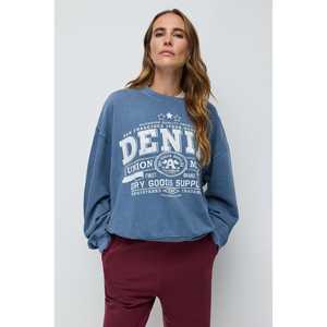 Sudadera Extra Grande de Algodón 100% con Efecto Desgastado para Uso Diario - Product Image 2