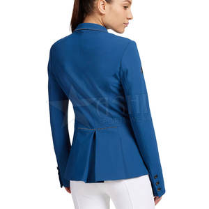 Veste de spectacle équestre veste de compétition dames sur long manteau conception vêtements d'extérieur équitation veste légère - Product Image 6