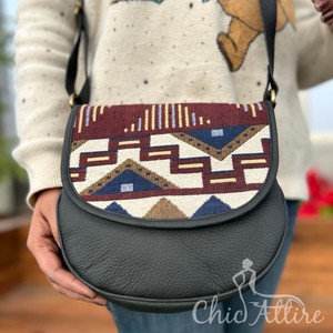 Nuevo bolso bandolera Jacquard de cuero genuino de gran venta, multiuso, nuevo diseño Vintage, bandolera, producto a granel de tarifa barata - Product Image 1