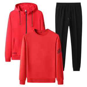 Ensembles de joggings et sweatshirts à capuche surdimensionnés pour hommes avec impression personnalisée - Product Image 4