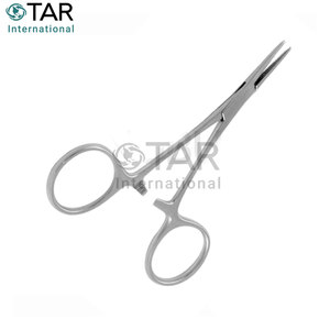 Fórceps para arteria de micromosquitos, pinza quirúrgica recta de 10,0 cm, fórceps rectos para mosquitos de acero inoxidable, instrumentos médicos - Product Image 2