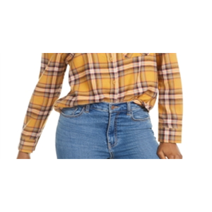 Camicia in flanella a quadri semplice per ragazzi Ultra Flirt, arancione, taglia Small - Product Image 3