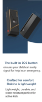 Invisible Smart 4G GPS & WiFi Localisateur IP67 Étanche Durable En Plastique Titulaire De La Carte D'identité De Sécurité Personnelle Navigation Restez Connecté