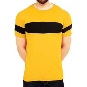 T-shirts pour hommes de la meilleure qualité T-shirt ample à col rond multicolore 100% coton avec logo personnalisé pour hommes Nouveau design avec service OEM - Product Image 3