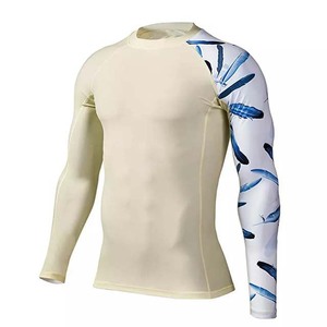 Prix Abordable – Nouveaux Modèles de Rashguards Personnalisés pour Hommes – Manches Longues, Col Rond, Coton, Séchage Rapide, Anti-Plis, Respirant, Haute Qualité - Product Image 6