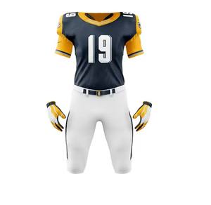 Uniforme de fútbol americano, Jersey transpirable, pantalones cortos, patrón de números, bordado, diseño superior, ropa de equipo de talla grande, buena tarifa y calidad - Product Image 6