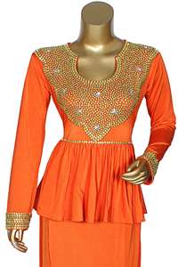 Kaftan Abaya XXL XXXL para mujer con cuentas doradas, suministro ODM personalizado, nuevo estilo, accesorios de ropa musulmana tradicional - Product Image 3