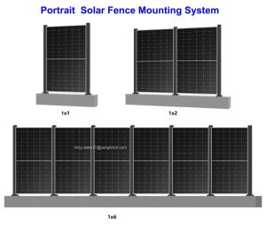 รั้วแผงเซลล์แสงอาทิตย์แนวตั้งแบบสองชั้นผลิตภัณฑ์พลังงานแสงอาทิตย์แบบใหม่ - Product Image 3