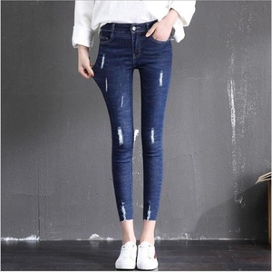 Women's Skinny Jeans High <b>Waist</b> Trousers Skinny Slim Fit Stretch Vintage Casual Denim - Product Image 6