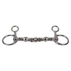 Mors Baucher en acier inoxydable pour l'équitation |   Embout buccal incurvé pour un contrôle facile par ARMANDIOUS - Product Image 3