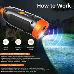 DR01吠え防止装置ポータブル超音波ツール充電式安全犬と人間に最適屋外および屋内での使用に最適 - Product Image 3