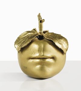 Estatuilla de manzana de mármol blanco de lujo, escultura de fruta decorativa de hoja de oro, estatua de manzana moderna, para el hogar Decoración elegante, adorno de mesa - Product Image 3