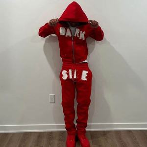 <b>Women's</b> Clothing 2025 Custom Sweatsuit Tracksuit Set Ladies <b>Fleece</b> <b>Jogger</b> Sets High Quality Pink Tracksuits for <b>Women</b> - Product Image 2