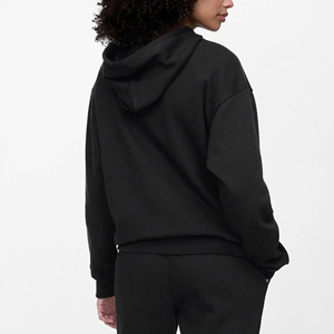 Nouveau arrivé 2025 sweats à capuche pour femmes surdimensionné goutte épaule sweats à capuche femmes haut été tenue décontracté femmes sweat - Product Image 4
