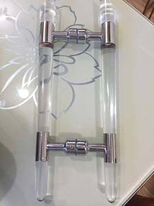 Poignée de porte en acrylique Quincaillerie de meuble Meilleure qualité Artisanat poignée d'armoire en acrylique transparent - Product Image 6
