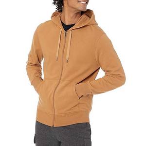Sweats à capuche d'hiver pour hommes en tissu respirant avec fermeture éclair style unique et couleur personnalisée dernière mode avec poches kangourou en coton polaire - Product Image 6