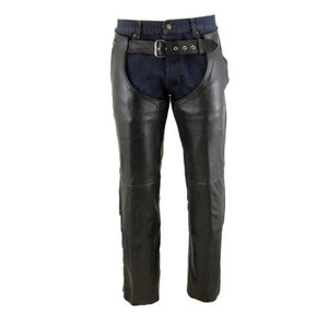 Chaps d'équitation en cuir véritable unisexe, confortable, respirant et imperméable, avec logo personnalisé - Product Image 6