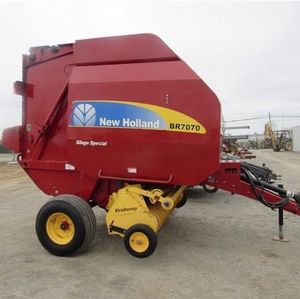 Machine agricole : Presse à balles rondes pour foin et paille, pour motoculteur, avec filet de compression - Product Image 1