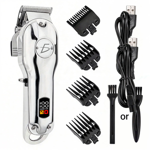 Kit de coupe professionnel pour barbier, pour usage en salon, comprenant une tondeuse - Product Image 2