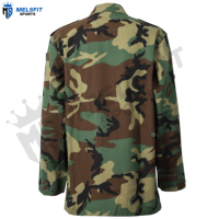 Veste de chasse camouflage d'hiver pour homme, personnalisable, en polyester, doublure polaire chaude, respirante, imperméable, coupe-vent, écologique