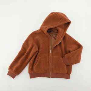 CUSTOM alta calidad Casual Streetwear otoño a prueba de viento Fleece Hoodie cremallera Warm Fleece HoodIE - Product Image 6