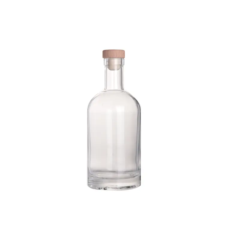 Wöchentliche Angebote 700ml Glasflaschen für Zitronen-Wodka Beste alkoholische Getränke Günstige Weihnachts geschenk Leere Tequila-Flaschen zum Verkauf