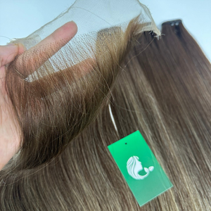 8 - 32 pouces de haute qualité cheveux bruts vietnamiens dentelle frontale perruque texture droite HD dentelle pour les femmes noires non traitées avec la taille du bonnet - Product Image 2