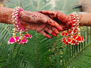 Pulseras DE BODA indias hechas a mano colores surtidos Kalire Ganey Ganaas para Sangeet Haldi Mehndi festivales fiesta desgaste regalo favores - Product Image 5