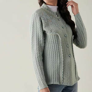 Suéteres de Moda para Mujer, Casuales, de Invierno, Otoño, Tejidos, de Alta Calidad, Talla Grande, Transpirables, de Algodón/Lana, Color/Talla Personalizados - Product Image 4